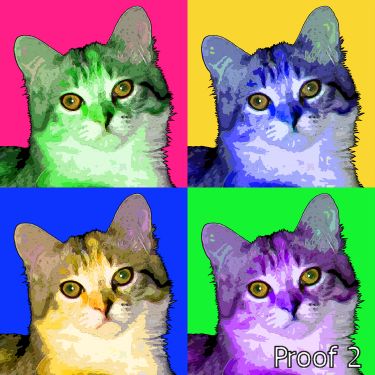 kitty pop art 