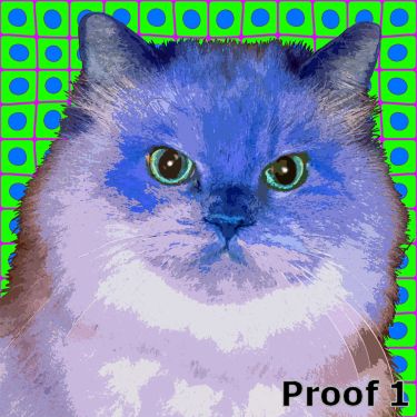cat pop art