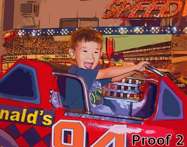 Pop Art Portrait of a Child