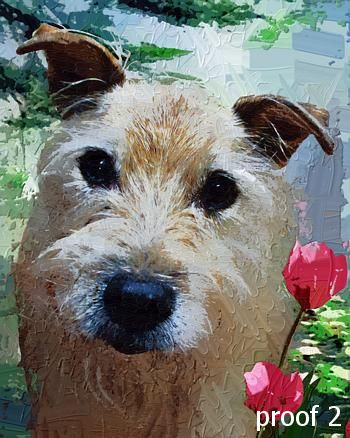 Terrier Art Portrait